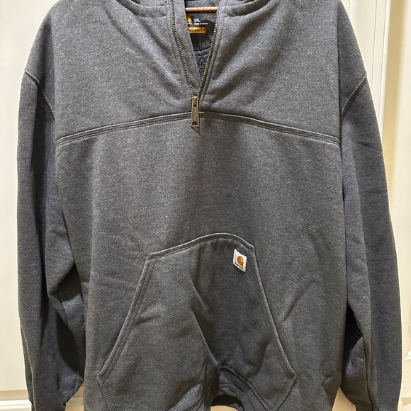 Carhartt Other - Carhartt Charcoal Grey Original Fit Quarter -Zip